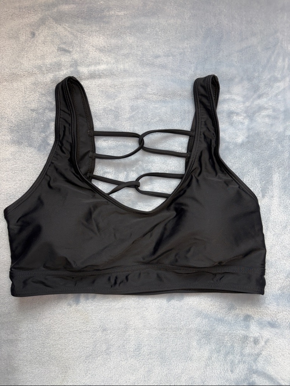Black Strappy Bikini Top - Women Swim Bikinis